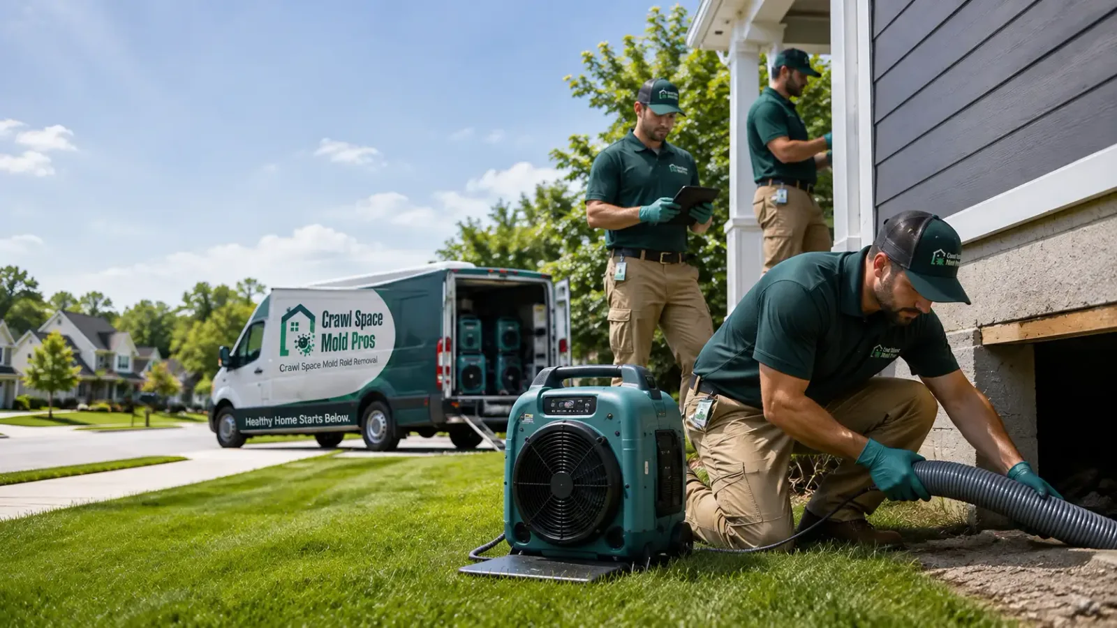 Crawl Space Mold Removal in Crownsville, MD